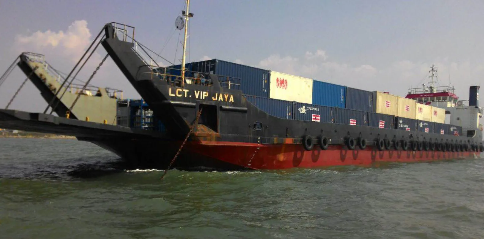 LCT VIP JAYA (1800 DWT, fitted for container carrier) | LCT FLEET (SHIP ...